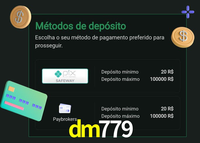 O cassino dm779 oferece uma grande variedade de métodos de pagamento